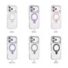 Applicable To Apple 16Pro Strong Magnetic Mobile Phone Case Transparent iphone17Air High-gloss Bracket Mobile Phone Case