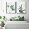 Nordic Grüne Pflanzen Wand Kunst Bilder Dekorative Leinwand Malerei Drucke Blätter Poster für Innen Wohnzimmer Wohnkultur