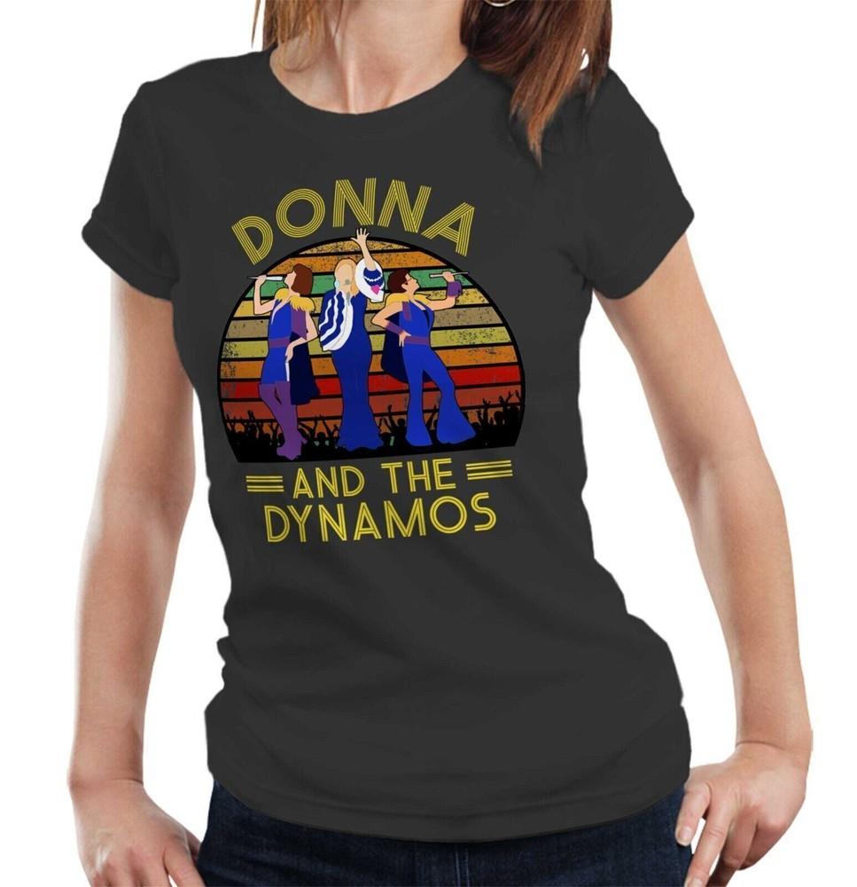 

Donna And The Dynamos Tshirt Semi Fitted Ladies Mamma Mia Music L