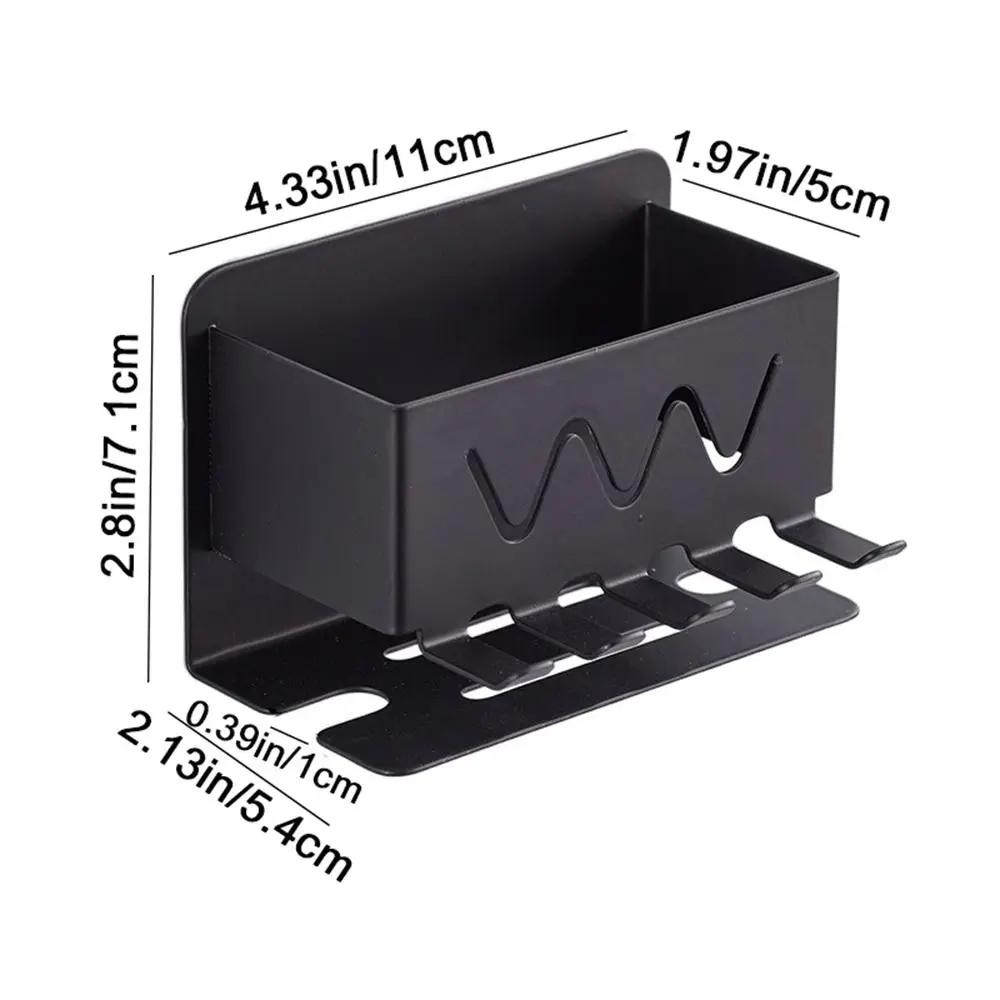 Wall-mounted Waterproof Toothpaste Stand Storage Rack Moisture-proof No-Punch Multi-slot Stainless Steel Toothbrush Holder