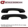 HEROFFIX Car Door Handle Covers Black Compatible with Toyota Land Cruiser Prado LC200 1 Set (Gloss ABS) - J150, J200, -
