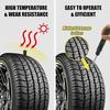 Tire Repair Nails Kit For Car/Motorcycle Fast Self-Service Tire Repair Tools Screw In Tire Repair Plugs With Box And Screwdriver