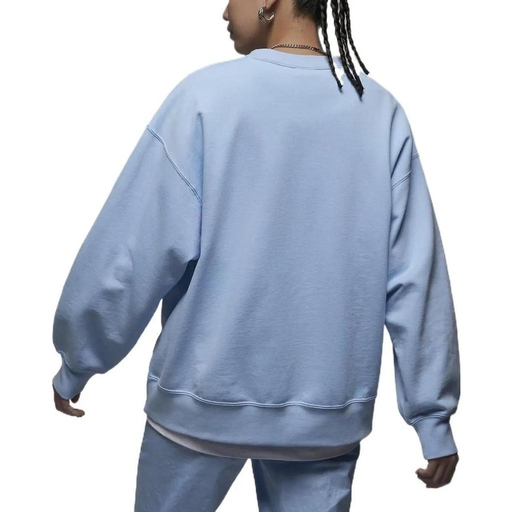 Jordan Sweatshirts Women's Ice Blue Crew Neck Moderate DQ4600-411
