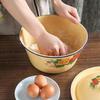 Schüssel Emaille Schüsseln Emailleware Becken Suppe Salat Servieren Vintage Topf Mischen Metall Obst Müsli Behälter Chinesisches Abendessen Deckel Popcorn