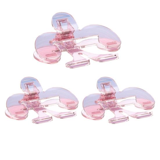 

Прозрачный зажим для книги Пластиковый держатель для страниц книги Зажимы Многофункциональные закладки Аксессуары для чтения 3pcs розовый