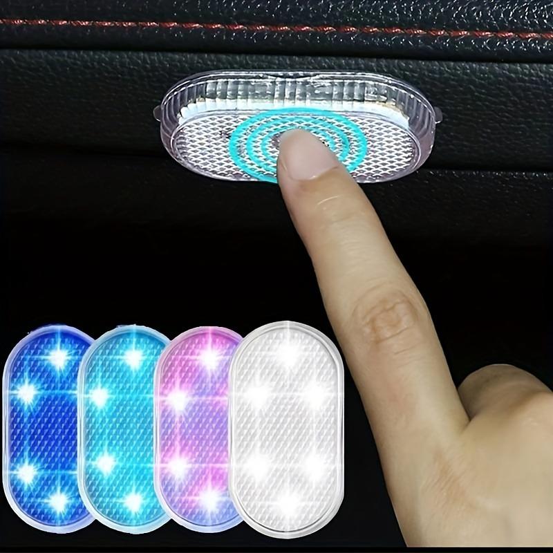 Luce LED per auto magnetica touch 6 LED 5V USB/Tipo-C ricaricabile - Illuminazione interna multicolore