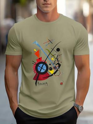 Wassily Kandinsky Abstraktkunst T-Shirt - Ikonischer Kandinsky Geometrischer Druck