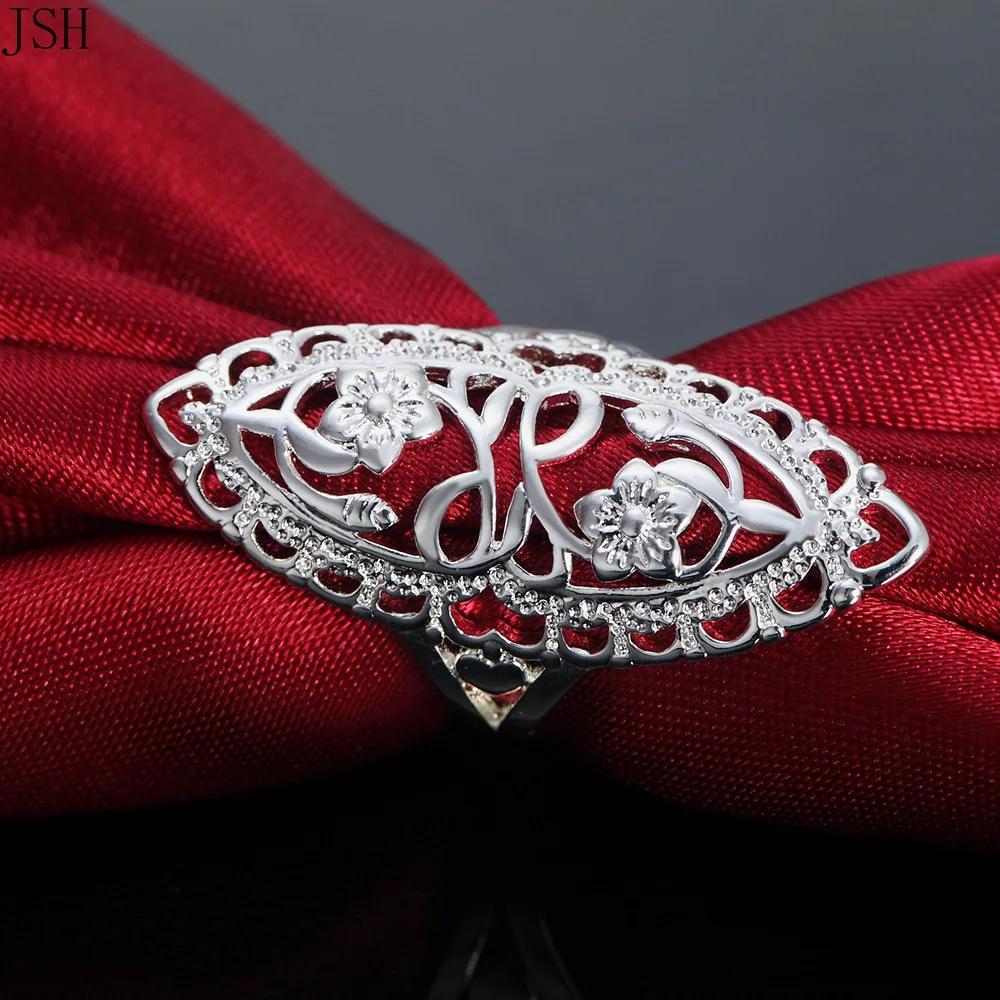 Beautiful   Copper Solid Retre Flower Ring Women Cute Noble Pretty Fashion Wedding  Lady Jewelry 8