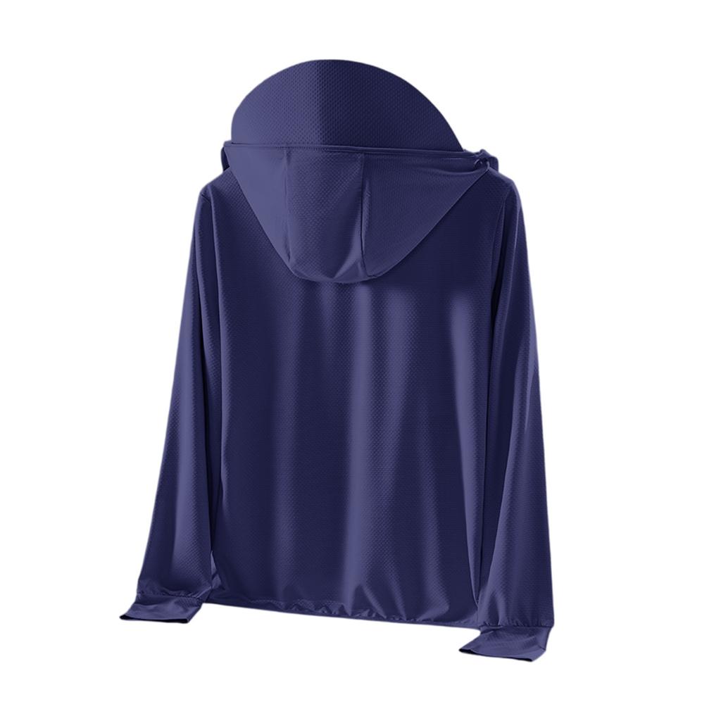Lightweight Sun Jacket Set for Men and Women Quick Dry Breathable Zip Up Hooded Outerwear for Outdoor Activities