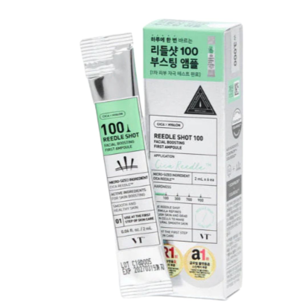 VT Cosmetics Reedle Shot 100 Facial Boosting First Ampoule (2ml x 6)