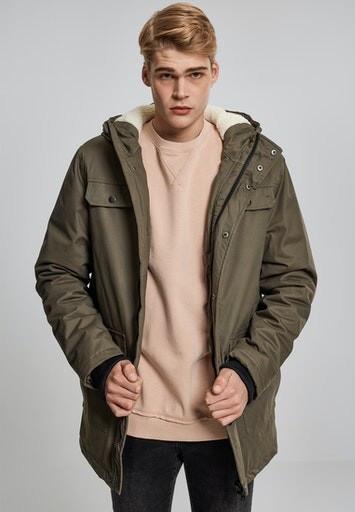 Winter Jacket Urban Classics Parka Heavy Cotton (TB1464) Olive (TB1464-00176)