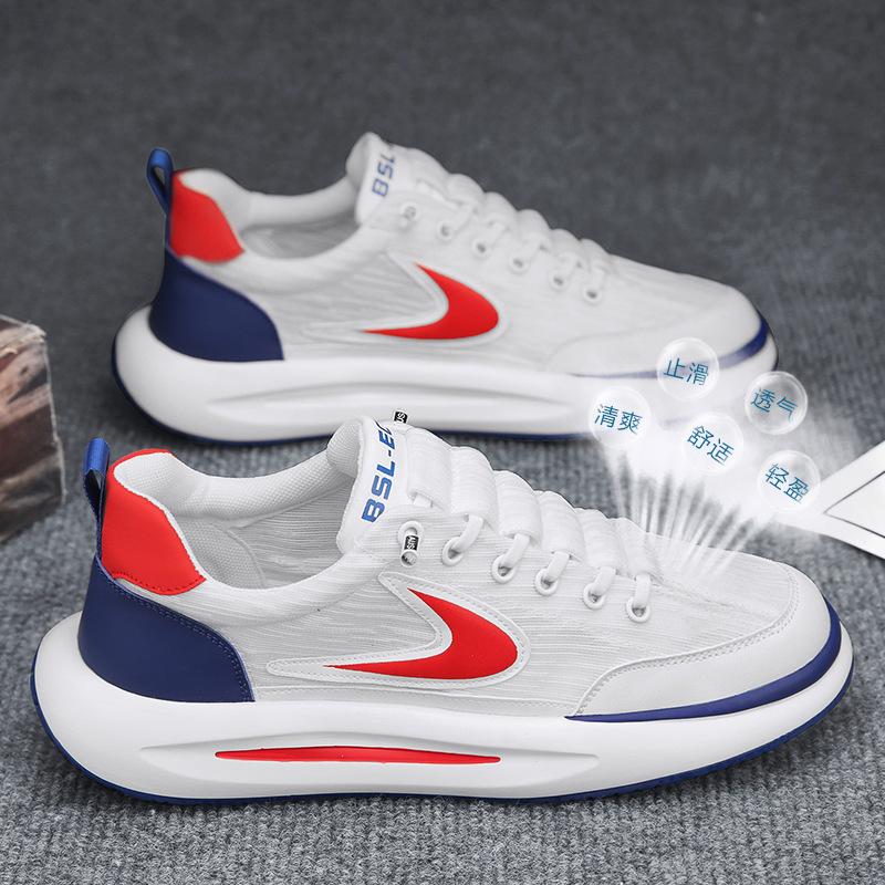 Men's Shoes New Summer Men's Sports and Casual Shoes Breathable Mesh Platform Comfortable Dad Shoes Men's Shoes