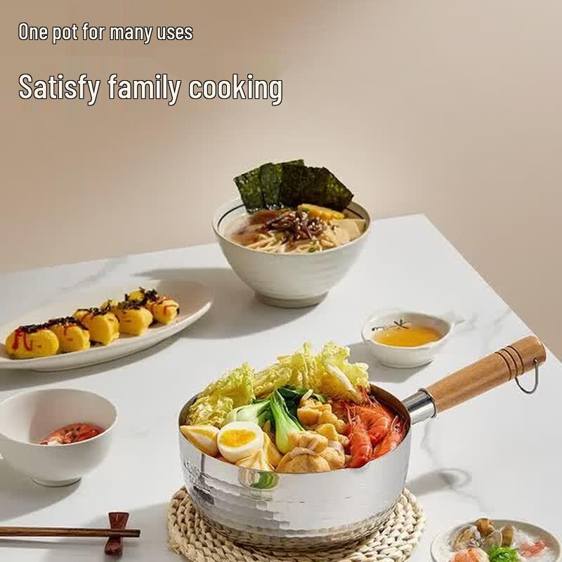 COOKER KING NG22XP Japanese Stainless Steel Milk Pot Set