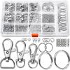 265PCS Keyring Clip & Lobster Clasp DIY Kit