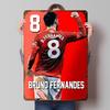 Bruno Fernandes Football Art Metal Poster Customized Wall Art Retro Vintage Tinplate Signs for Man Cave Bedroom Decorations Home