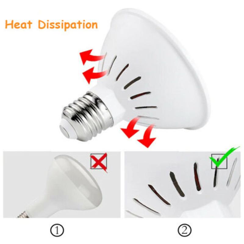 E27 Led Pflanzenwachstumslicht Vollspektrum Led-lampe Pflanzenwachstumslicht 48/60/80LED