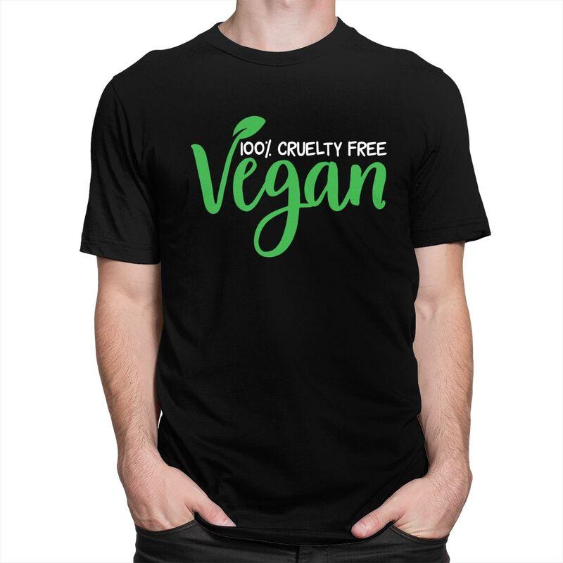 Custom Fashion Vegan Nutrition T Shirts Men ShortSleeve Veganism Animal Rights Tshirts Casual Tee 100 Cotton Slim Fit Tshirts
