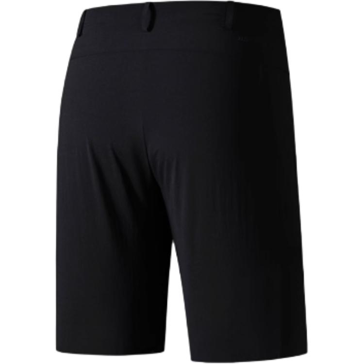 Anta Champion All-Weather Series Simple Solid Color Straight Casual Shorts Women Shorts Black 162520513-2