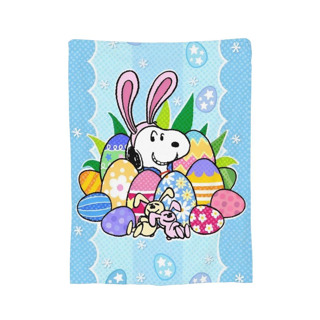 Cute Cartoon Snoopys PARK Blanket Cover Flannel Lightweight Throw Blankets for Car Sofa Couch Bedroom Quilt