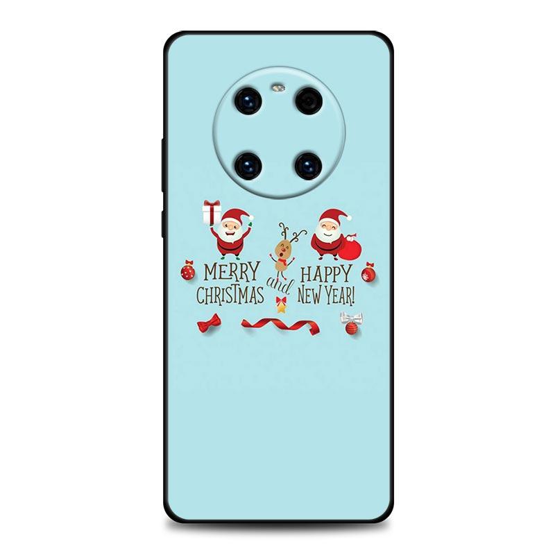 

Веселый рождественский Санта-Клаус лось чехол для телефона Huawei Mate 10 20 40 40Rs Y6 Y7 Y7a Y8s Y8p Y9a Enjoy 20e 2019 Lite Pro Plus Capa Huawei Enjoy 20e