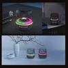 Rechargeable Color LED Bluetooth-compatible Speaker Waterproof High Capacity Battery Wireless Speaker For Poolside Backyard