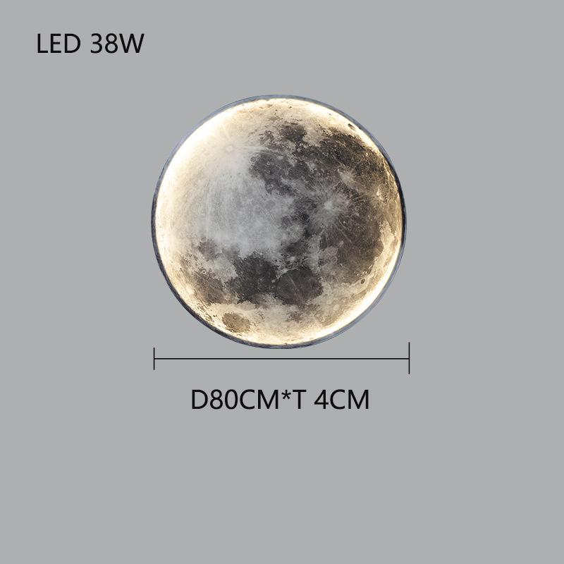 LED Creative Universe Moon Celling Light Wall Lamps Bedroom Living Room Bedside Earth Chandelier Stairs Aisle Wall Background