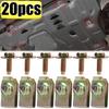 Car Body Bolts & U-nut Clips M4/M5 Engine Under Cover Splash Shield Body Bumper Fender Push Clips Universal Auto Accessories