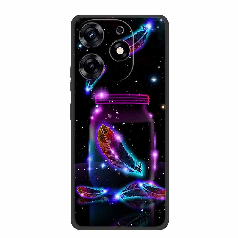 Phone Case For Blackview Shark 9 Case Black Silicone Soft Coque Funda For Blackview Shark 9 Back Cover Case Shark9 6.67" Shell
