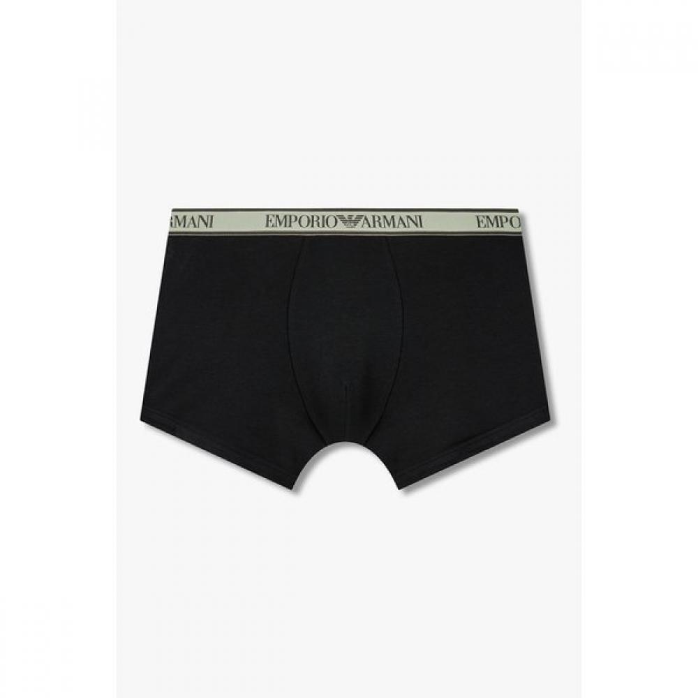 Emporio Armani Men S Cotton Long drawerS Line Logo Banding 0816112084 M(100)