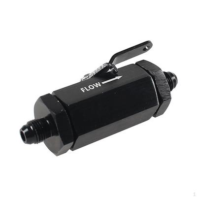 Shut Off Valve/ Replacement/ Aluminum Alloy/ Black/ Accessories /Inline Parts AN6-An12