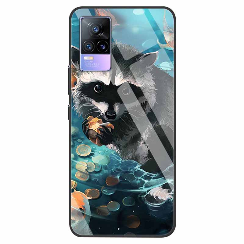 For VivoV21 5G Tempered Glass Case for Vivo V21 5G Soft Bumper Hard Funda For Vivo X60 Pro Global Phone Case X60 5G 2021 Cover
