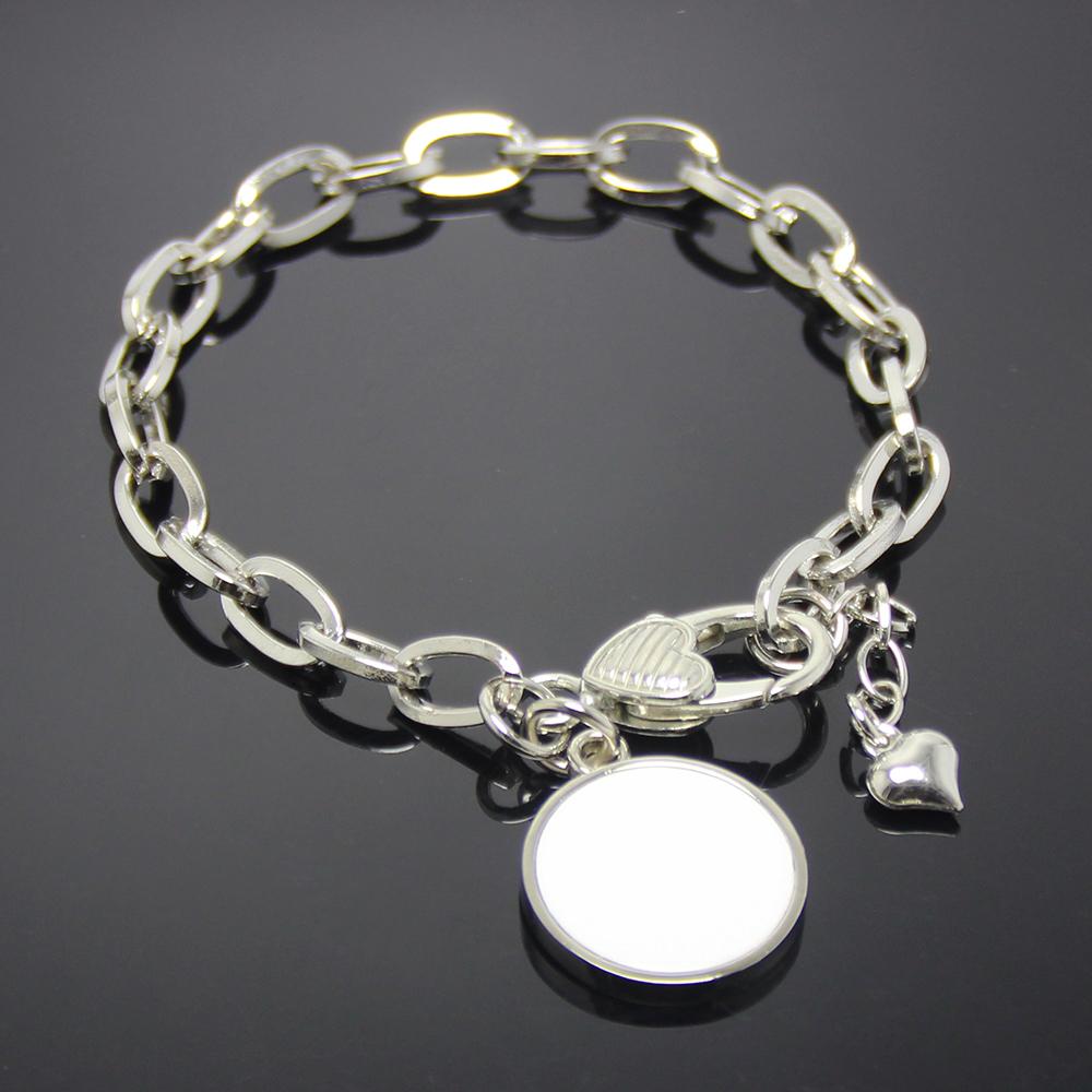 Sublimationsarmbänder für Damen Mode Wärmeübertragung Foto Kette Schmuck Leer Neuankunft Sublimationsarmband Kette