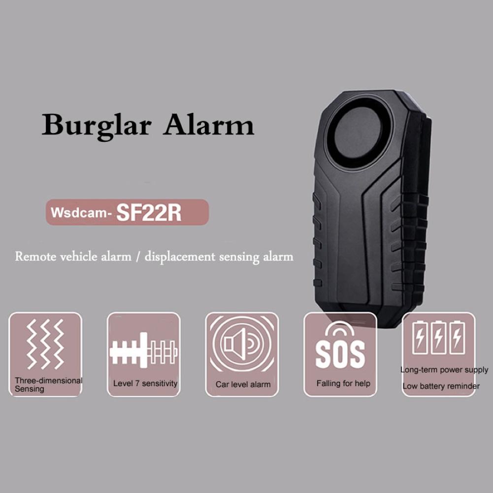 Remote Control Warning Alarm Electric Bike Security Anti-theft Vibration Sensor