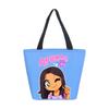 Borsa a Mano da Donna Ragazza Africana Borsa a Spalla Ragazza Borsa in Tela Stampata Tendenza Moda Borsa Tote di Grande Capacità