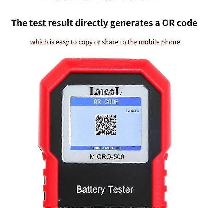 LANCOL Micro 500 12V Digital Battery Tester - Analyze Lithium & Lead Acid Car Batteries