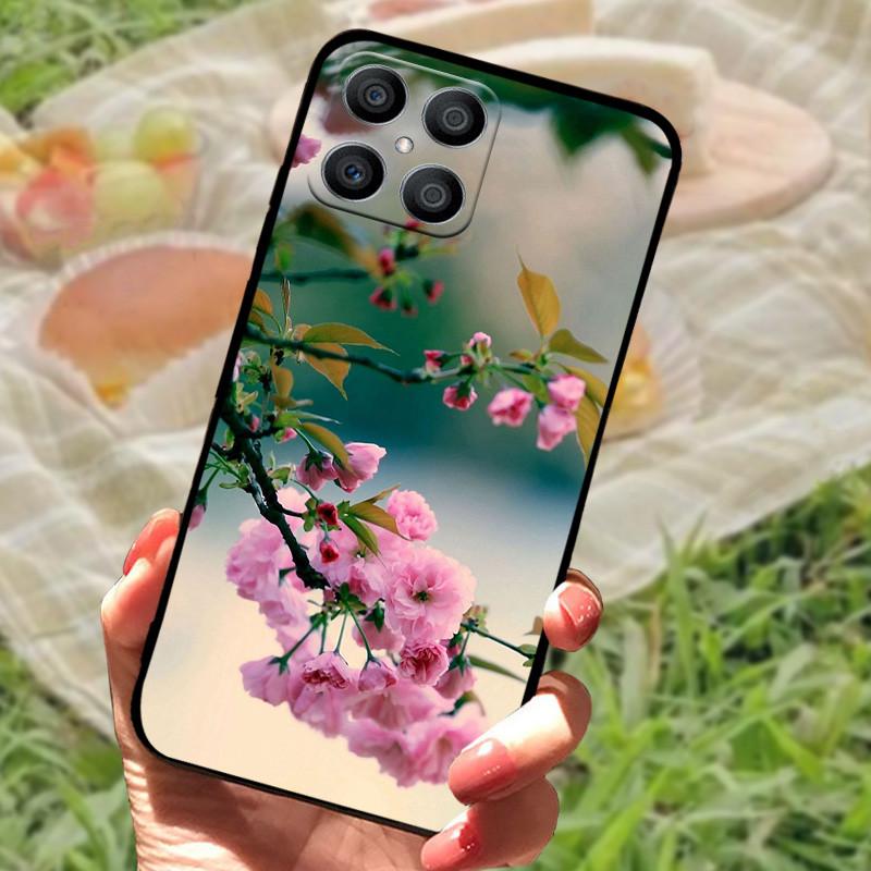 For Honor X8 Case Cover Honor X8 5G 2022 Silicone Soft Marble Black Bumper Funda Coque for CHonor X8 X 8 5G 4G Protective Bumper