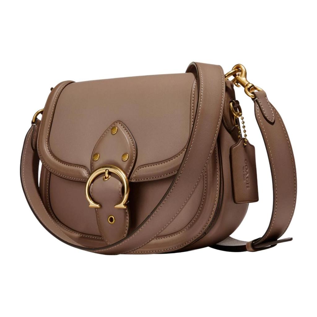 Coach Shoulder Bag Signature Canvas Leather Tan Brown Daily Commute C0749-B4TP