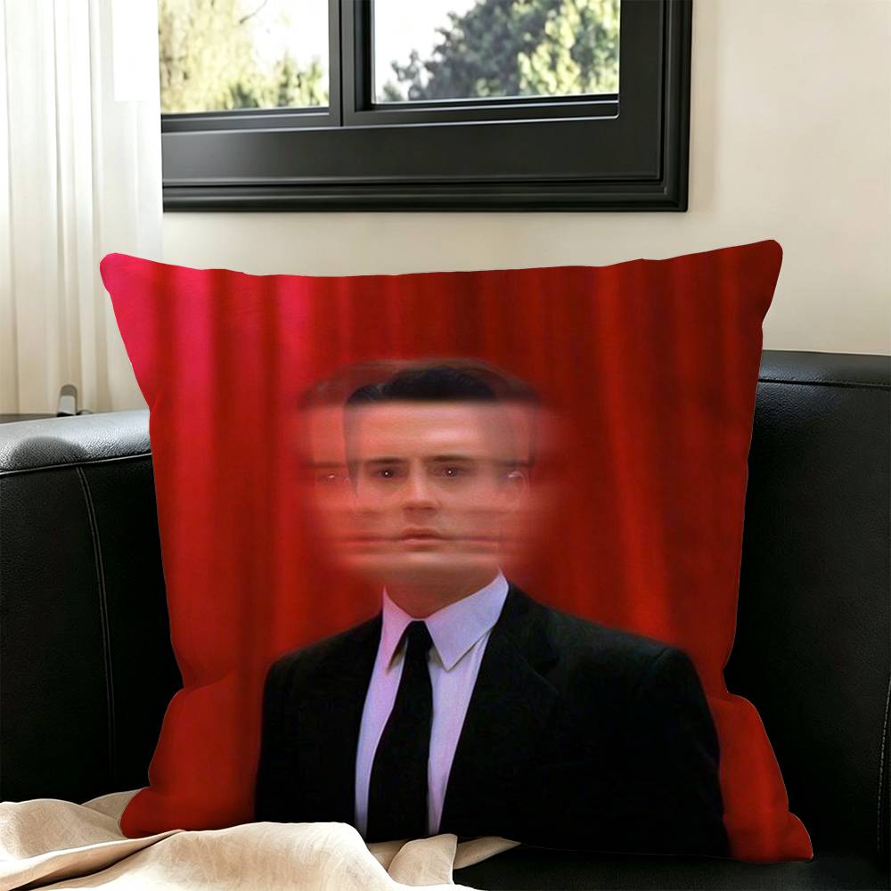 Twin Peaks F-Fire Walk Me Pillow Case Square Double-Sided Sofa Cushion Cover Bedroom Bedside Pillow