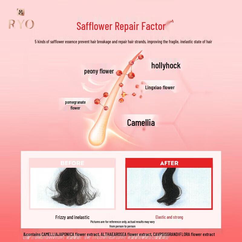 Ryo Red Shining Care Repair Shampoo & Conditioner Set