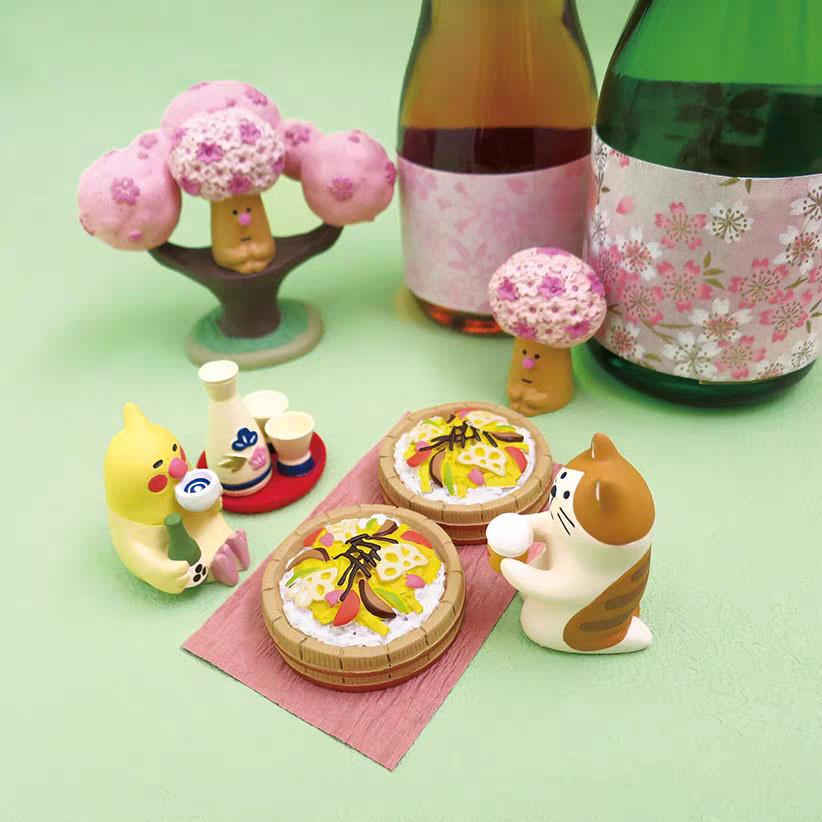 Zakka Cherry Blossom Resin Decor Gift For Home And Office Scenes