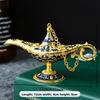 1pcs European Style Metal Alara Lamp for Home Living Room Study Wishing Light Southeast Asian Handicrafts Home Decoration