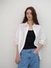Button Cotton Pocket Shirt (Ivory)