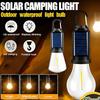 Solar Powered Charging Camping Lamp Atmosphere Lamp Multifunctional Handheld Tungsten Filament Lamp Outdoor Retro Camping