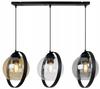 MODERN GLASS HANGING LAMP RINGS MIX