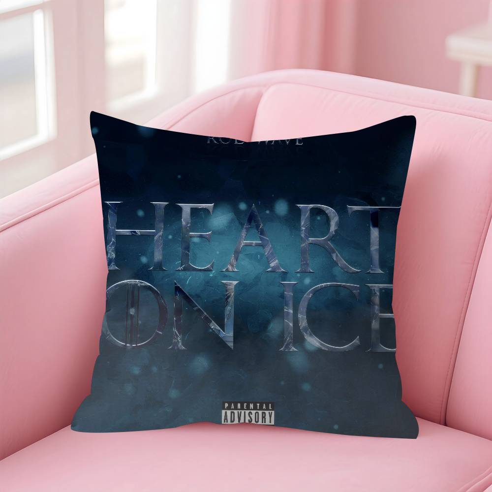 Hip Hop Rapper Rod Wave Pillow Cover Sofa Cushion Cover Home Room Decoration Children Gift