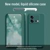 iQOO Neo8 Solid Color Liquid Silicone Anti-Drop Soft Phone Case