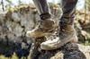 Trekking Shoes TARGHEE III MID WP Targhee Three Mid Waterproof BLACK BROWN cm [KEEN] Men's OLIVE/GOLDEN 29.0