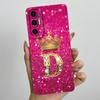 For Tecno Pova 3 6.9" Case Crown Letters Liquid SIlicone Soft TPU Phone Cases For Tecno Pova3 LF7n Camera Protection Back Cover