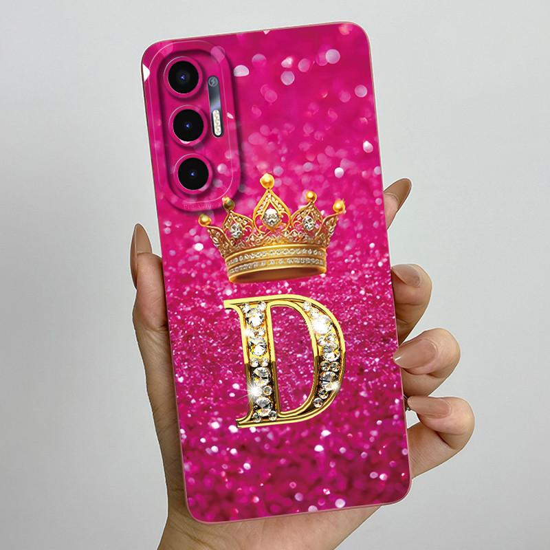 For Tecno Pova 3 6.9" Case Crown Letters Liquid SIlicone Soft TPU Phone Cases For Tecno Pova3 LF7n Camera Protection Back Cover