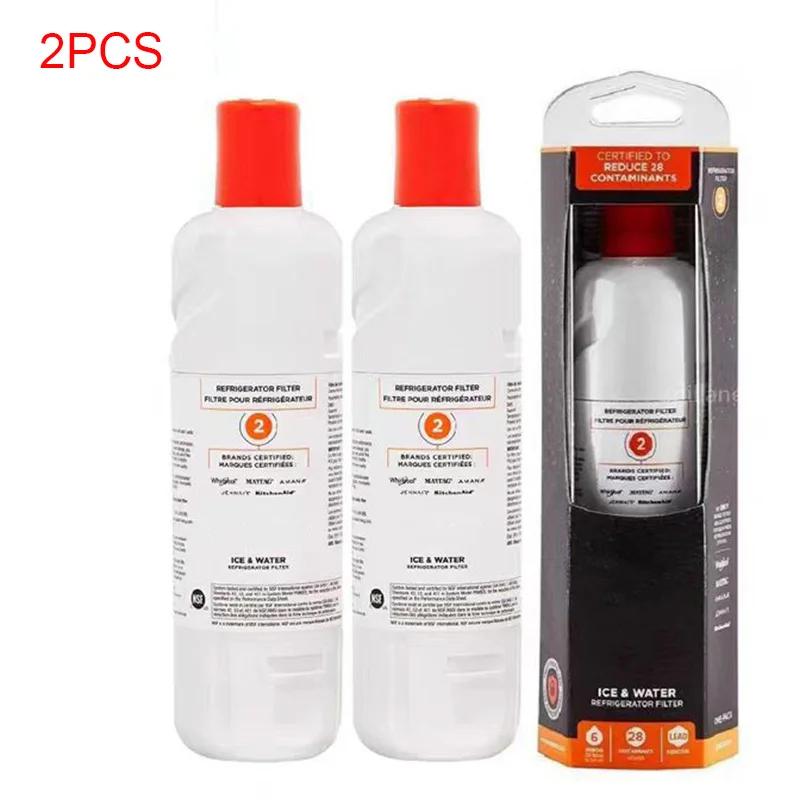 

Фильтр для льда и воды Everydrop EDR2RXD1 для холодильника, совместимый с водой, 2 элемента W10413645A WRF989SDAB